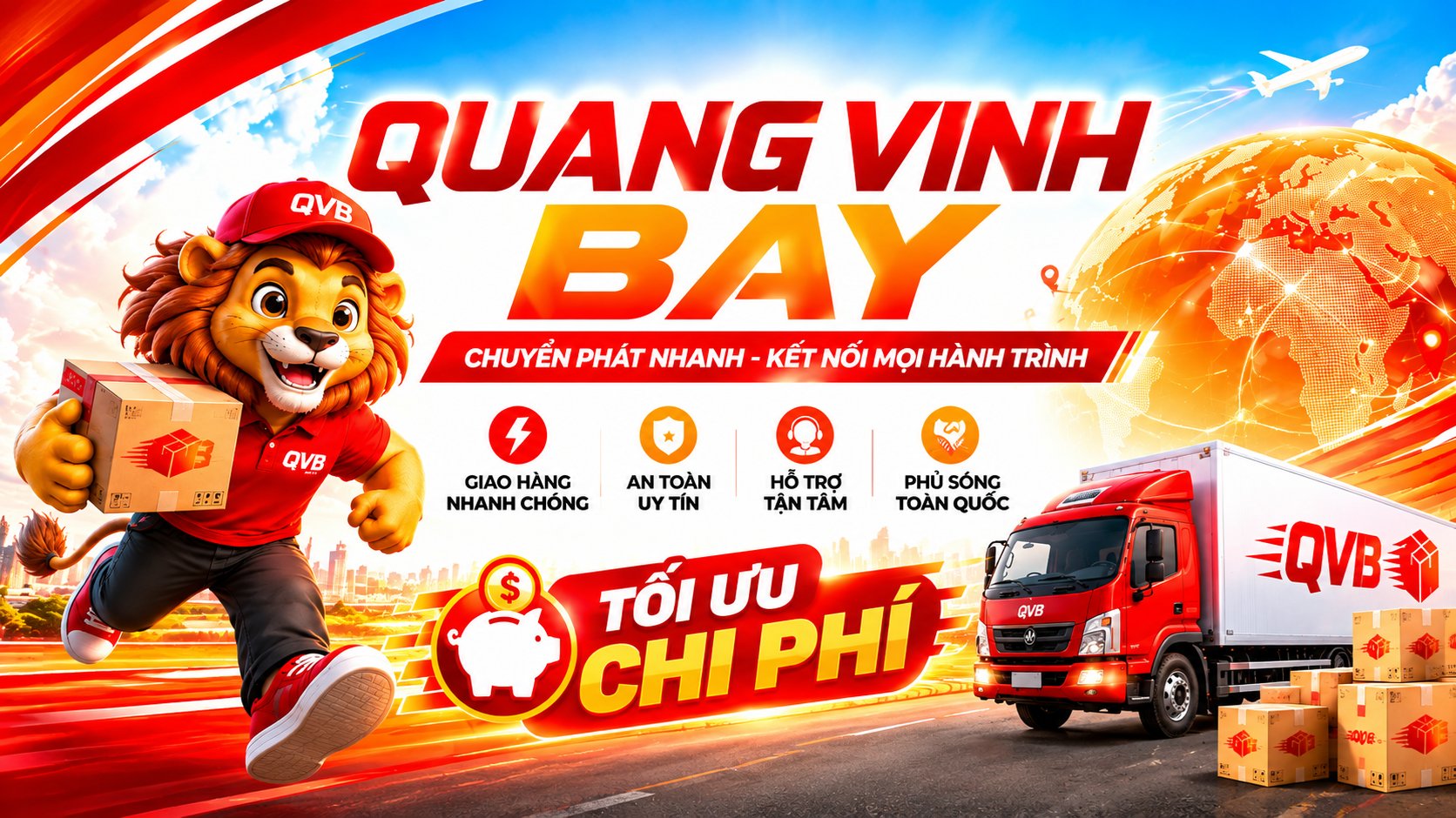 Quang Vinh Bay – Chuyển phát nhanh, kết nối mọi hành trình